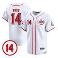 Cincinnati Reds #14 Pete Rose Player White Vapor Premier Limited Home Stitched Baseball Jersey