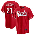 Cincinnati Reds #21 Hunter Greene Player Red Home Game Stitched Baseball Jersey