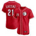 Cincinnati Reds #21 Hunter Greene Player Red Limited Elite Home Game Stitched Baseball Jersey