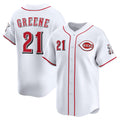Cincinnati Reds #21 Hunter Greene White Home Limited Player Baseball Jersey