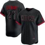 Cincinnati Reds #27 Sal Stewart City Connect Limited Stitched Baseball Jersey