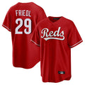 Cincinnati Reds #29 TJ Friedl Player Red Home Game Stitched Baseball Jersey