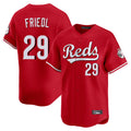 Cincinnati Reds #29 TJ Friedl Player Red Home Limited Stitched Baseball Jersey