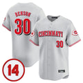 Cincinnati Reds #30 Ken Griffey Player Gray Vapor Premier Limited Home Stitched Baseball Jersey