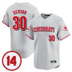 Cincinnati Reds #30 Ken Griffey Player Gray Vapor Premier Limited Home Stitched Baseball Jersey