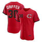 Cincinnati Reds #30 Ken Griffey Player Red 2026 City Connect Limited Elite Home Stitched Baseball Jersey