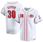 Cincinnati Reds #30 Will Benson White Home Limited Baseball Stitched Baseball Jersey