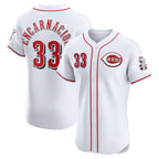 Cincinnati Reds #33 Christian Encarnacion-Strand White Home Elite Baseball Jersey