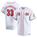 Cincinnati Reds #33 Christian Encarnacion-Strand White Home Limited Player Baseball Jersey