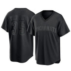 Cincinnati Reds #35 Jose Trevino Player Black Game Home Stitched Baseball Jersey