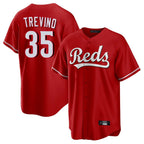Cincinnati Reds #35 Jose Trevino Player Red Home Game Stitched Baseball Jersey
