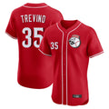 Cincinnati Reds #35 Jose Trevino Player Red Limited Elite Home Game Stitched Baseball Jersey