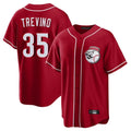 Cincinnati Reds #35 Jose Trevino Player Red Game Home Stitched Baseball Jersey