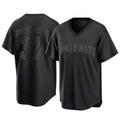Cincinnati Reds #37 Tyler Stephenson Player Black Game Home Stitched Baseball Jersey