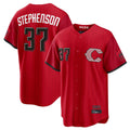 Cincinnati Reds #37 Tyler Stephenson Player Red 2026 City Connect Home Game Stitched Baseball Jersey