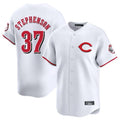 Cincinnati Reds #37 Tyler Stephenson Player White Limited Home Stitched Baseball Jersey