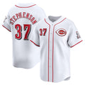 Cincinnati Reds #37 Tyler Stephenson White Home Limited Player Baseball Jersey