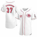 Cincinnati Reds #37 Tyler Stephenson White Stitched Flex Baseball Jersey