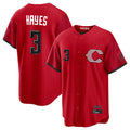Cincinnati Reds #3 Ke'Bryan Hayes Player Red 2026 City Connect Home Game Stitched Baseball Jersey