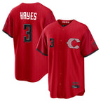 Cincinnati Reds #3 Ke'Bryan Hayes Player Red 2026 City Connect Home Game Stitched Baseball Jersey