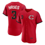 Cincinnati Reds #3 Ke'Bryan Hayes Player Red 2026 City Connect Limited Elite Home Stitched Baseball Jersey