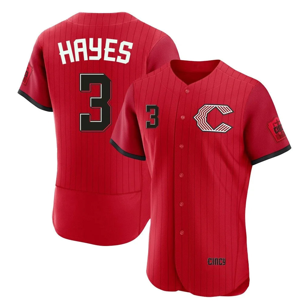 Cincinnati Reds #3 Ke'Bryan Hayes Player Red 2026 City Connect Limited Elite Home Stitched Baseball Jersey