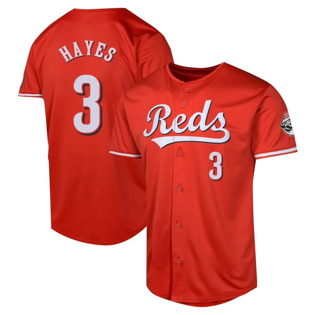 Cincinnati Reds #3 Ke'Bryan Hayes Player Red 2026 City Connect Limited Home Stitched Baseball Jersey