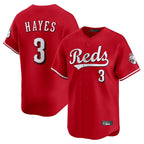 Cincinnati Reds #3 Ke'Bryan Hayes Player Red Home Limited Stitched Baseball Jersey