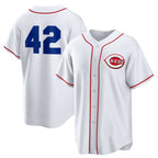 Cincinnati Reds #42 Jackie Robinson White Home 2025 Day Replica Baseball Jersey