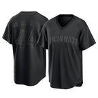 Cincinnati Reds #44 Elly De La Cruz Player Black Game Home Stitched Baseball Jersey
