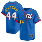 Cincinnati Reds #44 Elly De La Cruz Player Blue National League All-Star Edition Limited Stitched Baseball Jersey