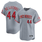 Cincinnati Reds #44 Elly De La Cruz Player Gray Home Limited Stitched Baseball Jersey