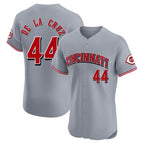 Cincinnati Reds #44 Elly De La Cruz Player Gray Limited Elite Home Stitched Baseball Jersey