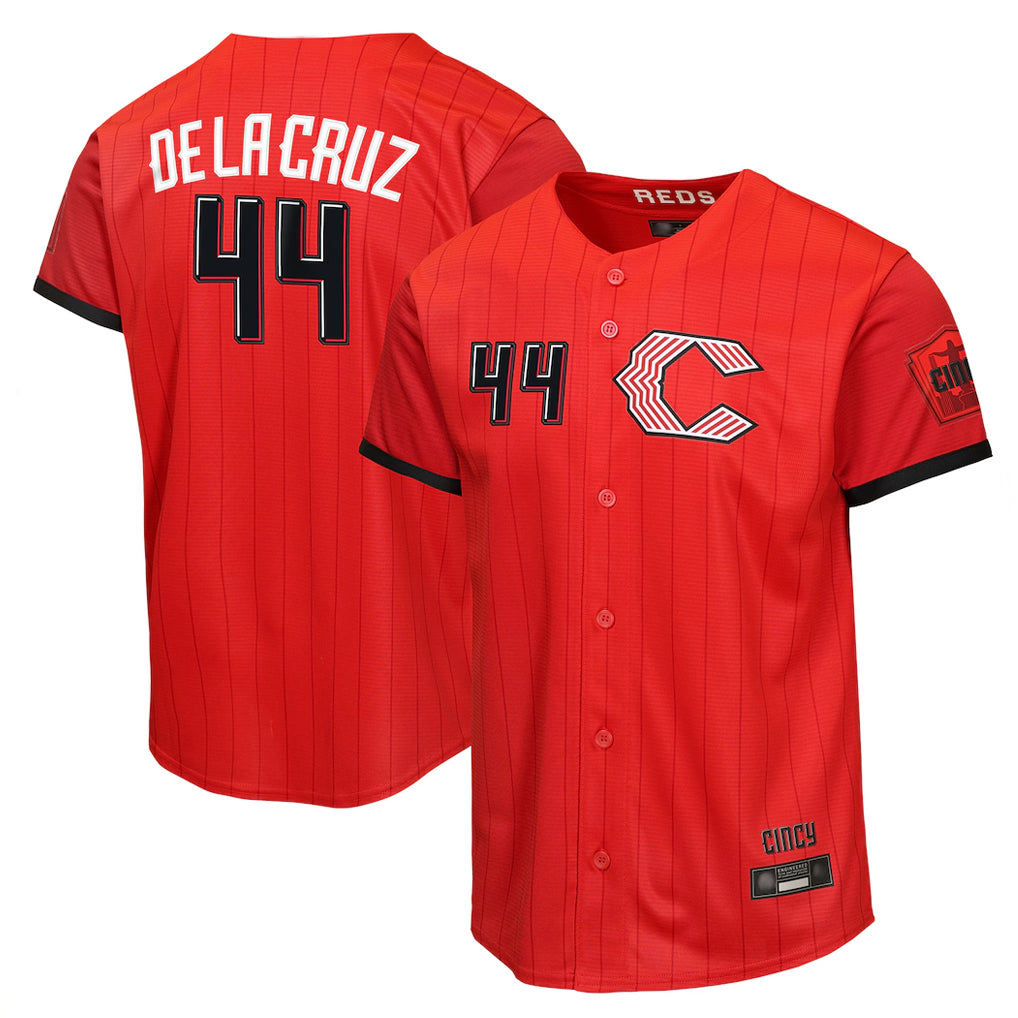 Cincinnati Reds #44 Elly De La Cruz Player Red 2026 City Connect Limited Home Stitched Baseball Jersey