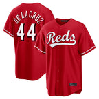 Cincinnati Reds #44 Elly De La Cruz Player Red Home Game Stitched Baseball Jersey