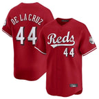 Cincinnati Reds #44 Elly De La Cruz Player Red Home Limited Stitched Baseball Jersey