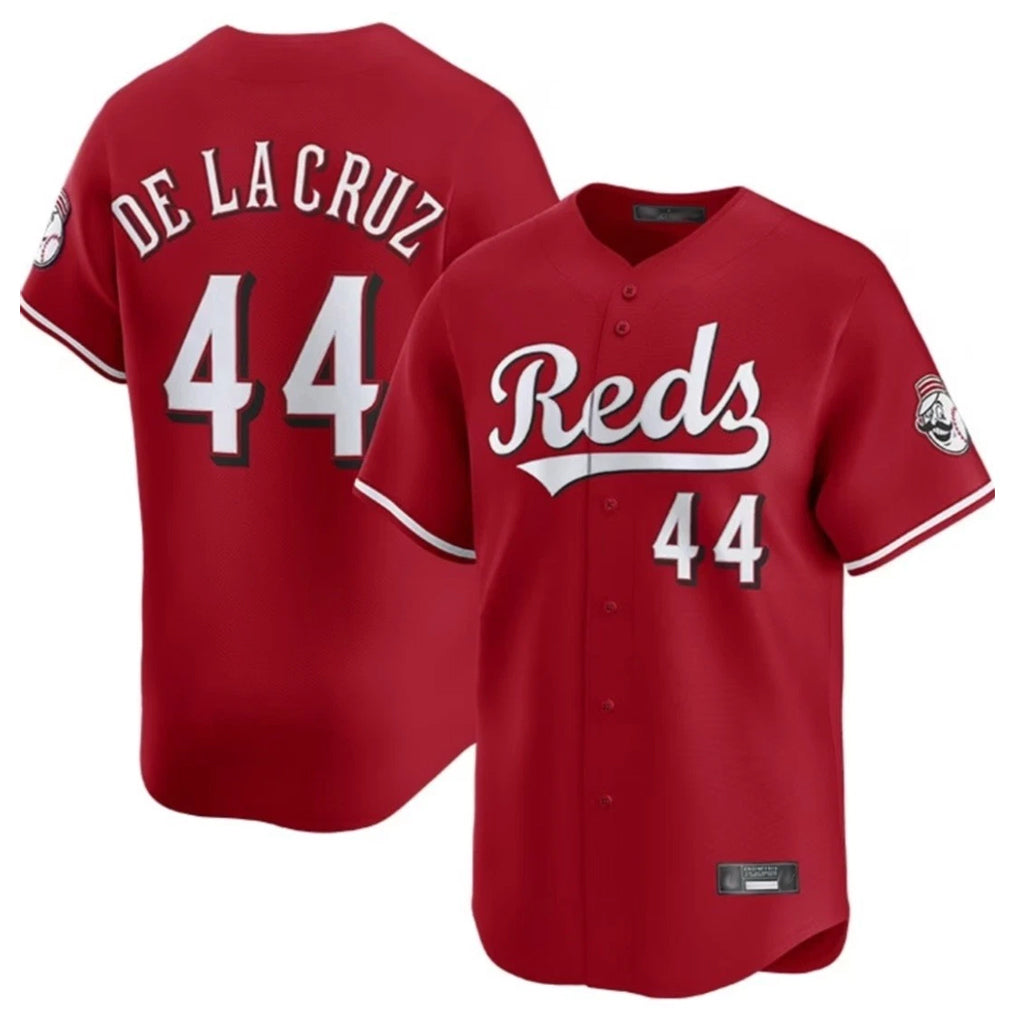 Cincinnati Reds #44 Elly De La Cruz Player Red Home Limited Stitched Baseball Jersey