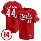 Cincinnati Reds #44 Elly De La Cruz Player Red Vapor Premier Limited Home Stitched Baseball Jersey