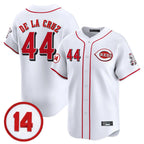 Cincinnati Reds #44 Elly De La Cruz Player White Vapor Premier Limited Home Stitched Baseball Jersey