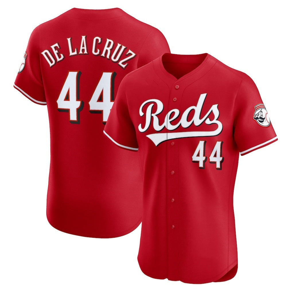Cincinnati Reds #44 Elly De La Cruz Red Alternate Elite Baseball Jersey