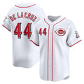 Cincinnati Reds #44 Elly De La Cruz White Home Limited Player Baseball Jersey