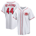 Cincinnati Reds #44 Elly De La Cruz White Home Replica Baseball Jersey