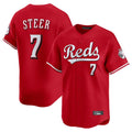 Cincinnati Reds #7 Spencer Steer Player Red Home Limited Stitched Baseball Jersey