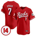 Cincinnati Reds #7 Spencer Steer Player Red Vapor Premier Limited Home Stitched Baseball Jersey