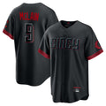 Cincinnati Reds #9 Matt McLain Player Black City Connect Home Game Stitched Baseball Jersey