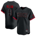 Cincinnati Reds #9 Matt McLain Player Black City Connect Home Limited Stitched Baseball Jersey