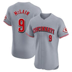 Cincinnati Reds #9 Matt McLain Player Gray Limited Elite Home Stitched Baseball Jersey
