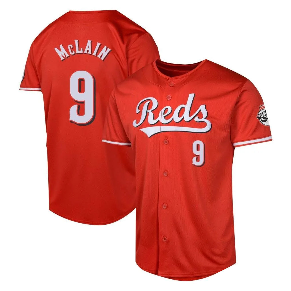 Cincinnati Reds #9 Matt McLain Player Red 2026 City Connect Limited Home Stitched Baseball Jersey
