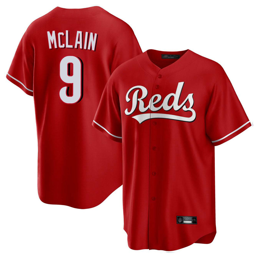 Cincinnati Reds #9 Matt McLain Player Red Home Game Stitched Baseball Jersey