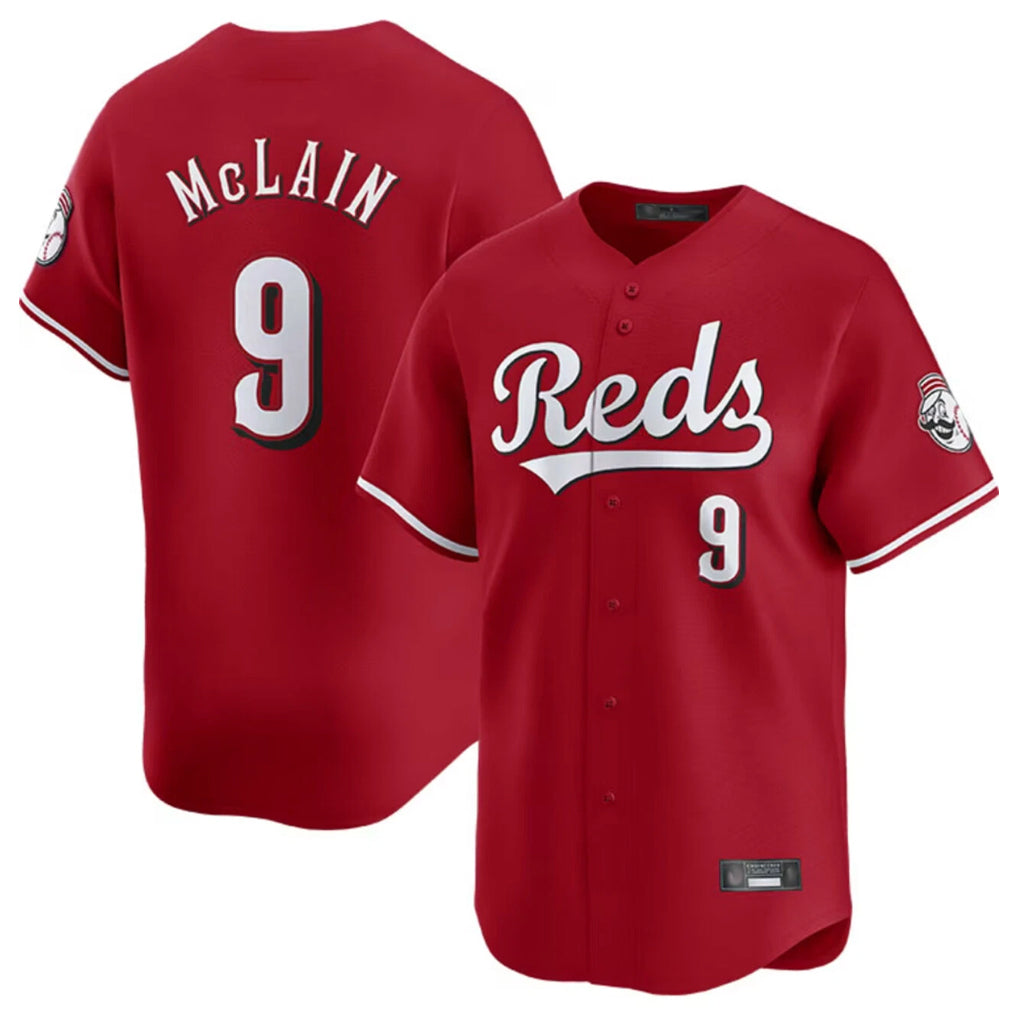 Cincinnati Reds #9 Matt McLain Player Red Home Limited Stitched Baseball Jersey